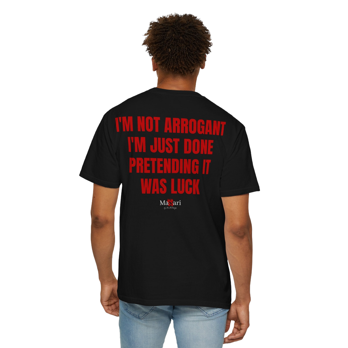 Massari I'm Not Arrogant – T-Shirt – freigestellt