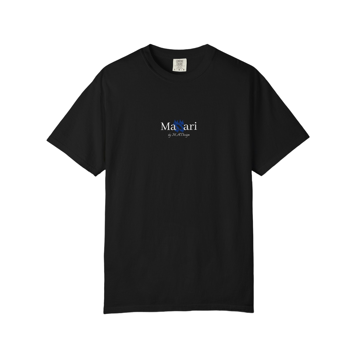 Massari I'm Not Famous – Garment-Dyed T-Shirt – freigestellt