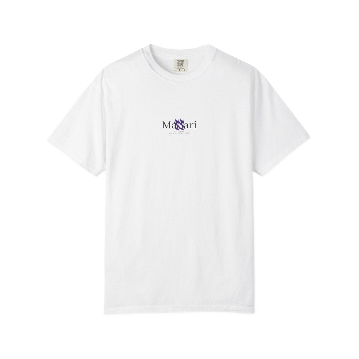 Massari I Didn't Build the Myth – Garment-Dyed T-Shirt – freigestellt